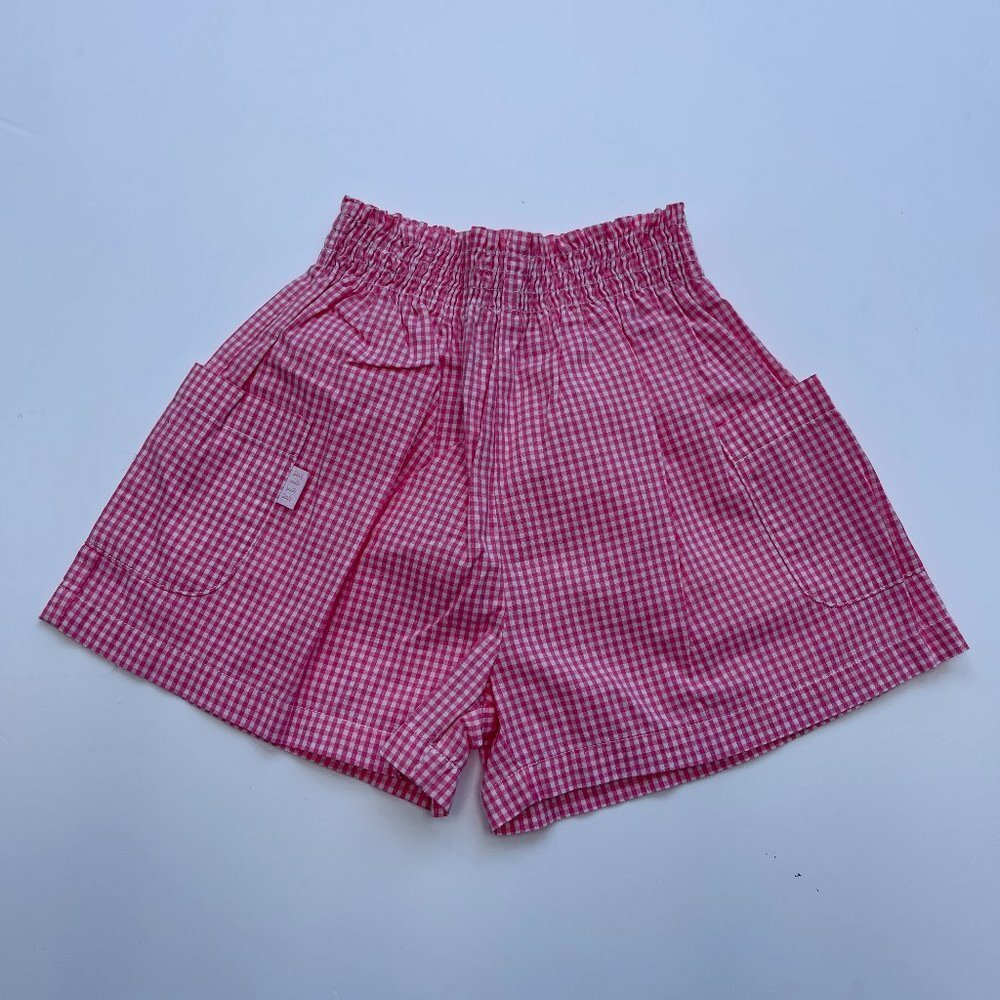 ELLE Kids Pink Plaid Shorts Size 4